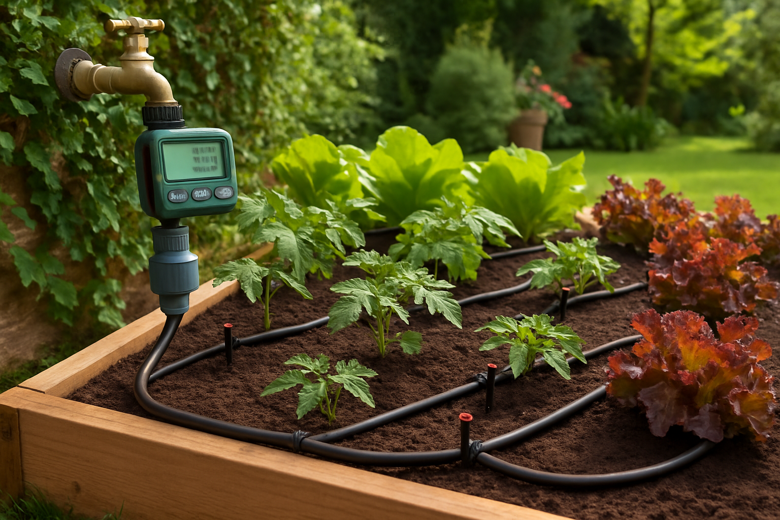 Automatic Irrigation: Drip, Sensors & Timers