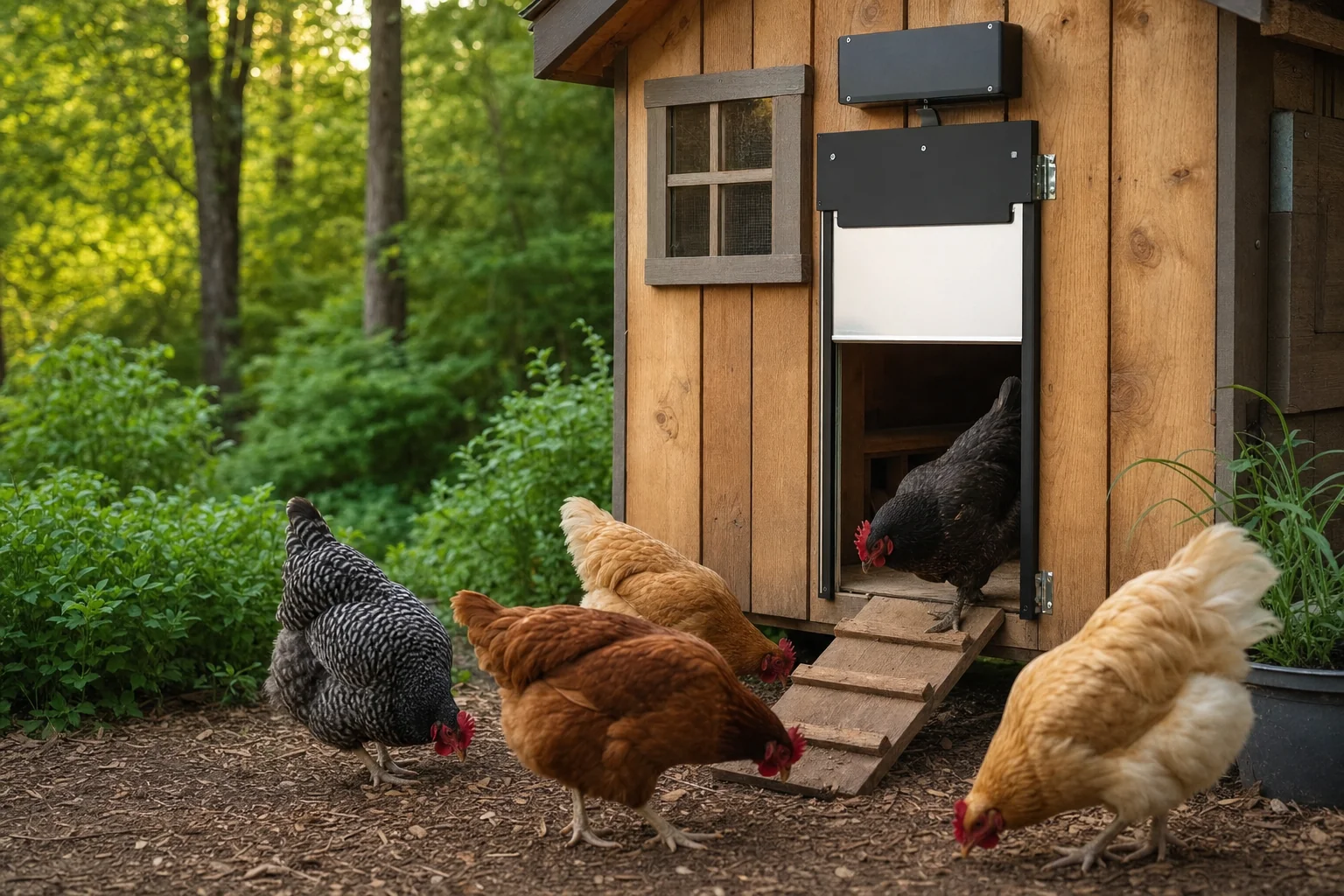 The Best Automatic Chicken Coop Doors in 2026 (Light vs Timer, Tested Through Winter)