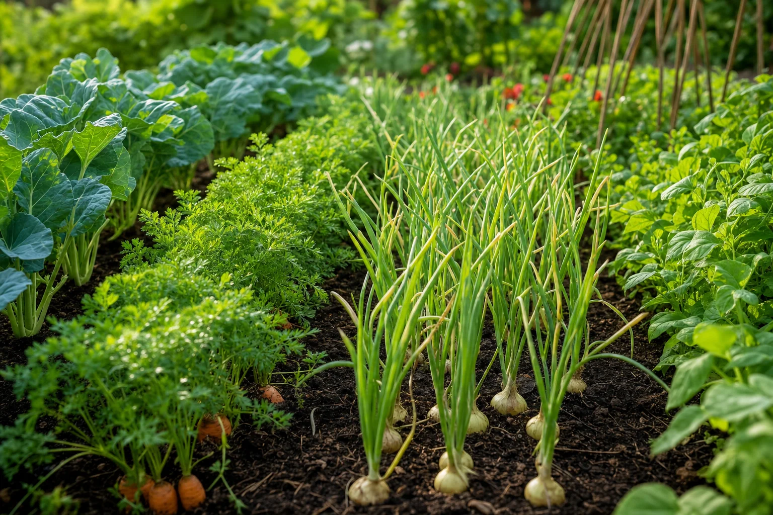 The Best Onion Companion Plants (Carrots, Brassicas, and What to Avoid)