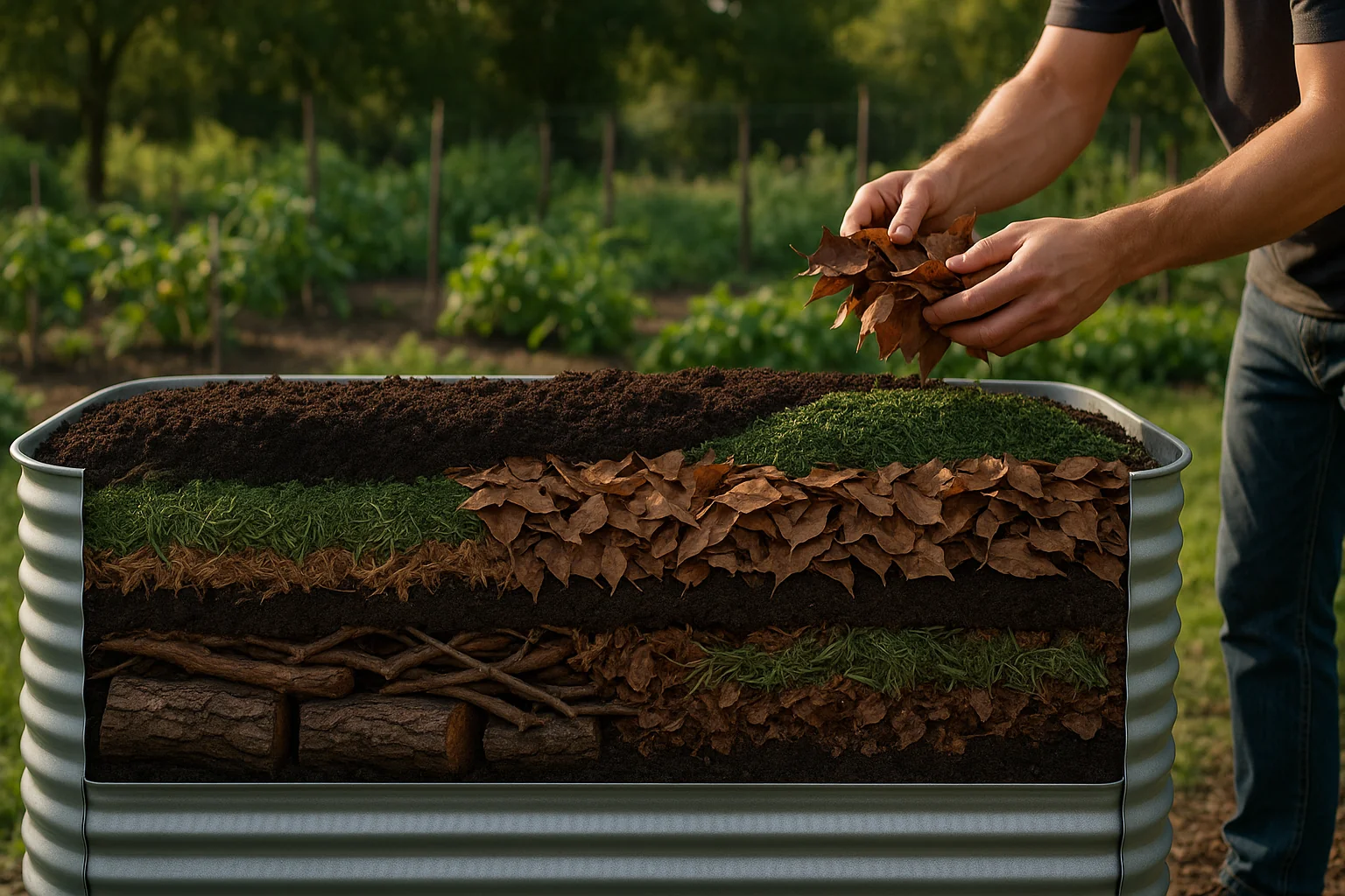 How to Fill a Tall Raised Garden Bed (Without Spending a Fortune on Soil)