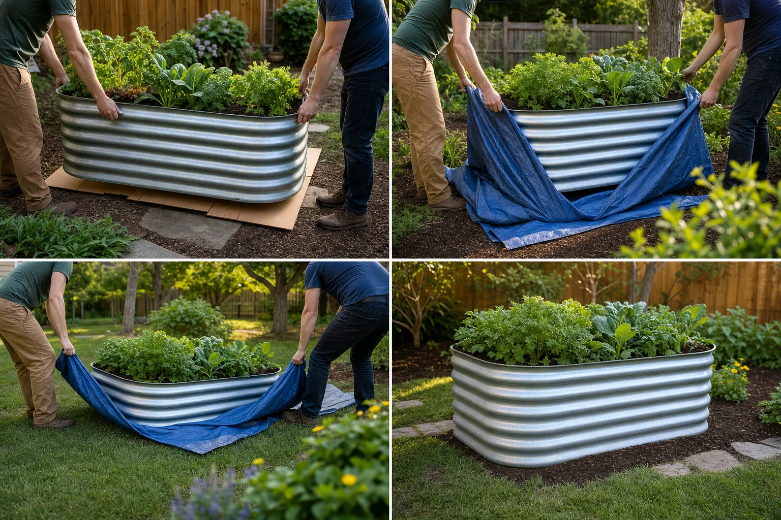 How to Move a Filled Metal Raised Bed Without Losing the Soil