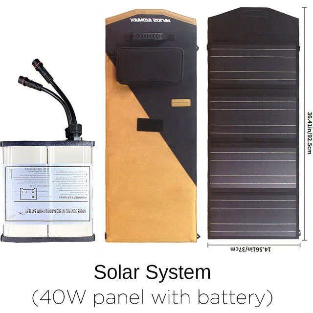 Solar System with Panel and Battery（Suitable for MP1）