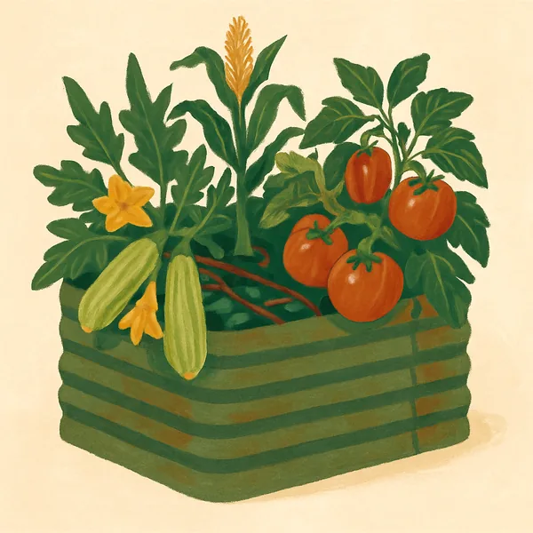 Vego Garden 17x32 Tall 9-in-1 Modular Metal Raised Bed
