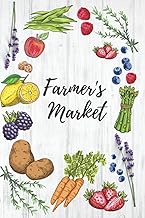 Farmer's Market: Weekly Meal Menu Planner & Grocery List Organizer Size 6'' X 9'' 100 Pages Monday S