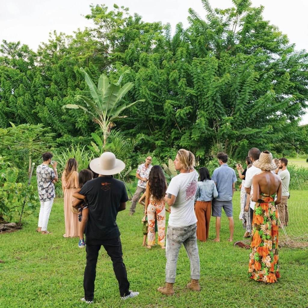 A Group Experiencing a Common Ground Farm Tour