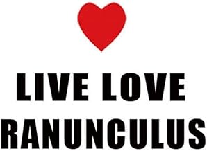 I'd Rather BE Growing Ranunculus Decal Car Laptop Wall Sticker