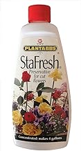 StaFresh Cut Flower Food for Long Lasting Blooms - Plant Preservative Mix Extends Life for All Cut R