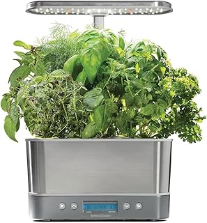 AeroGarden Harvest Elite Indoor Garden Hydroponic System with LED Grow Light and Seed Kit, Holds up 