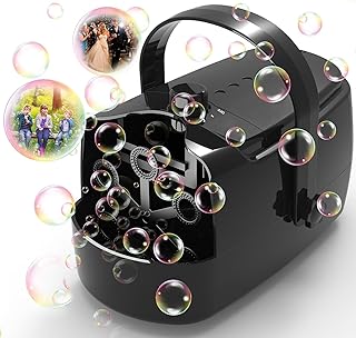 Bubble Machine Durable Automatic Bubble Blower, 18000+ Big Bubbles Per Minute Bubbles for Kids Toddl