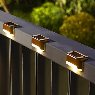 SOLPEX Solar Deck Lights Outdoor 16 Pack, Solar Step Lights Waterproof Led Solar lights for Outdoor 