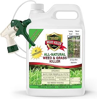 Natural Armor Weed and Grass Killer All-Natural Concentrated Formula. Contains No Glyphosate (128 OZ