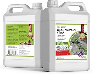 ECO Garden PRO - Organic Vinegar Weed Killer | Kid/Pet Safe | Clover Moss, Green Grass & Poison Ivy 