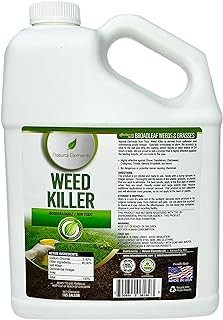 Natural Elements Weed Killer | Pet Safe, Safe Around Children | Natural Herbicide (1 Gallon)