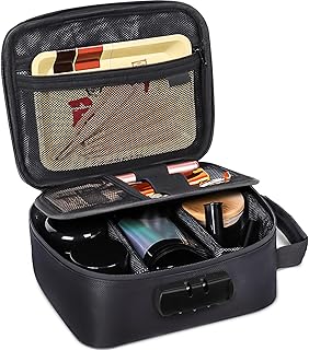 Smell Proof Bag with Combination Lock – Large Smell Proof Container with Activated Carbon Lining & D