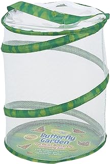 Insect Lore Butterfly Garden Habitat - Washable, Reusable, Folds Flat - Medium 12 Inch Butterfly Gro