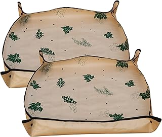 2PCS 4x4FT Large Repotting Mat for Indoor Plants, Heavy Duty Thickened Gardening Mat, Waterproof Pla