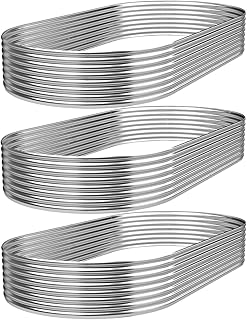 BTDVR 3 PCS Galvanized Raised Garden Bed Outdoor, Metal Raised Beds for Vegetables, Above Ground Gar