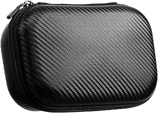 ZIPIT Black Carbon Pencil Case, EVA Pencil Box, Durable Storage Organizer, School Supplies and Cable