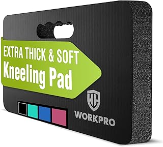 WORKPRO Extra Thick Kneeling Pad, Soft Foam Cushioning for Knee, Large Foam Kneeler Mat for Gardenin