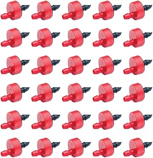 Rain Bird SW20-30PS Drip Irrigation Spot Watering Dripper/Emitter, 2 Gallon Per Hour, 30-Pack,Red/Bl