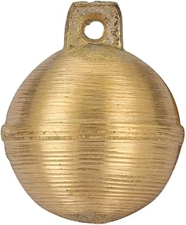 Copper Bells Durable Animal Husbandry Livestock Sound Loud Round for Cow Sheep Horse Grazing(43mm)