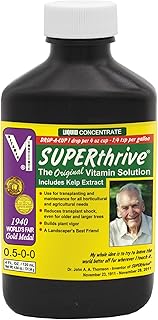 SUPERthrive The Original Vitamin Solution - Liquid Concentrate, May Add to Any Fertilizing Program, 