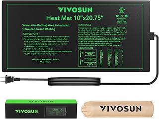 VIVOSUN Durable Waterproof Seedling Heat Mat 10