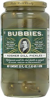 Bubbies Kosher Dill Pickles, 33 oz
