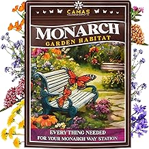 Monarch Butterfly Garden Kit with Milkweed Seeds–Perennial Flower Seeds to Plant Outside| 1/4 Pound 