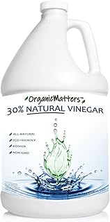 OrganicMatters Vinegar 30% Organic Industrial Cleaning Agent Concentrate, Pure Non-GMO Kosher All-Pu