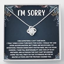 FG Family Gift Mall Im Sorry Gifts For Her, Apology Gifts For Her, I Love You I'm Sorry Gift, Giant 