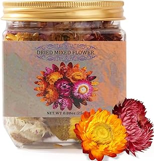 30+ Edible Dried Mixed Flowers – 25g Food Grade Natural Blooms for Cake Decorating, Tea, Cocktails, 