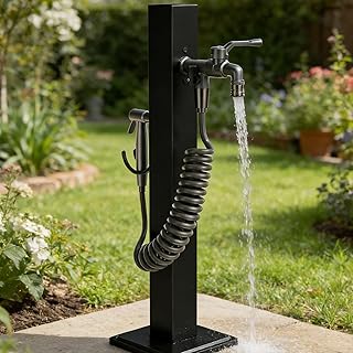 Outdoor Vertical Garden Water Column, Yard Hydrant, Hydrant Faucet with Faucet and Spray Gun, Outdoo