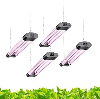 Hlite 16inch 4 Pack LED Grow Lights - Linkable Grow Lights for Indoor Plants, Full Spectrum Plant Li