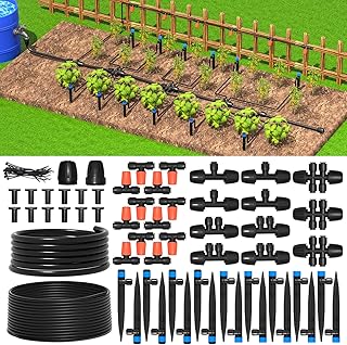 MIXC Greenhouse Micro Drip Irrigation Kit Automatic Irrigation System Patio Misting Plant Watering S