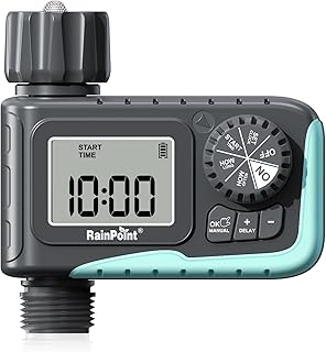 RAINPOINT Sprinkler Timer, Programmable Water Timer for Garden Hose, Outdoor Soaker Hose Timed with 