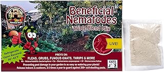 NaturesGoodGuys Beneficial Nematodes Triple Blend Pack HB+SC+SF - General Biological Pest Control (1