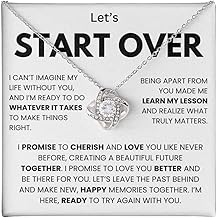 I'm Sorry Necklace for Her – Apology & Forgiveness Gift with Heartfelt Message Card & Stunning Gift 