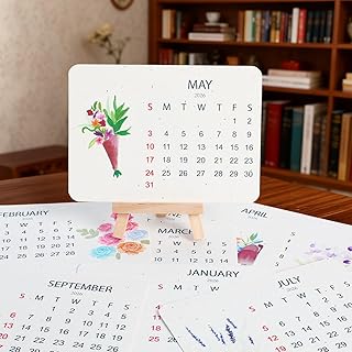 Eco-Friendly Plantable Love Seed Calendar 2026,Perfect Modern Greening Calendars Planner,Plantable S