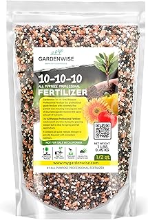 10-10-10 Plant Fertilizer Slow Release - 10 10 10 All Purpose Granular Garden Fertilizer for Vegetab