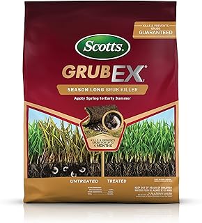 Scotts GrubEx1 Season Long Grub Killer for Lawns - Protects Lawns Up to 4 Months, 5,000 sq. ft., 14.