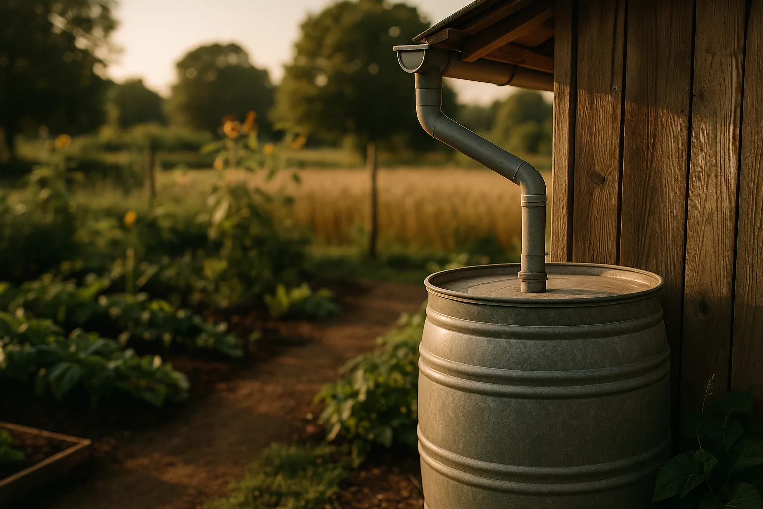rainwater collection system — Homesteading Essentials