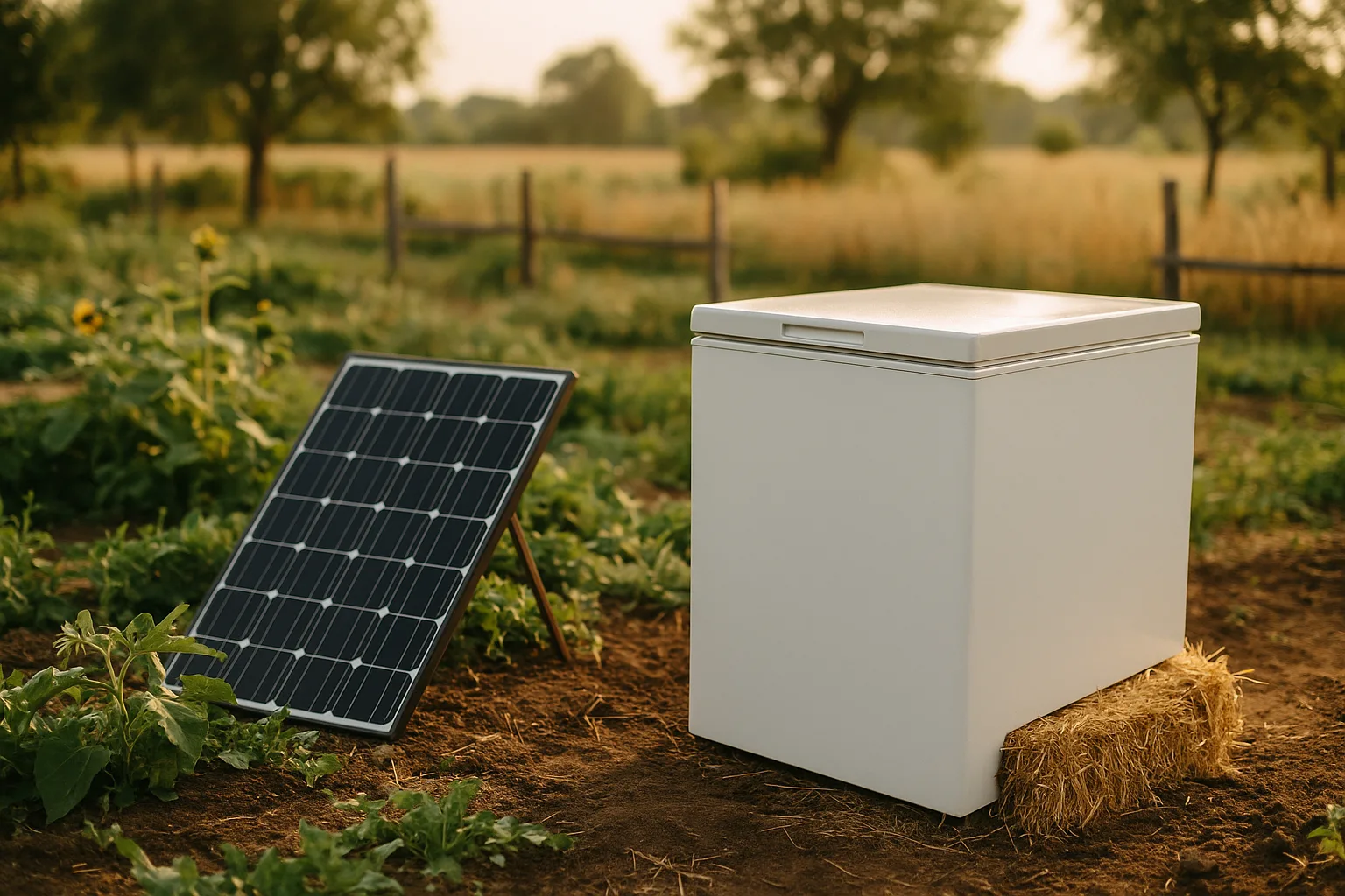 solar powered freezer — Homesteading Essentials
