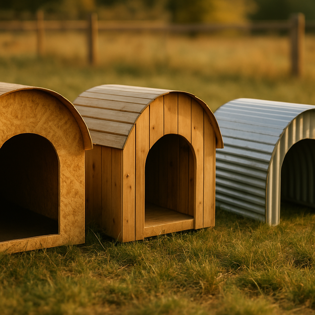Comparing Popular Goat Shelter Materials — goat shelter kits