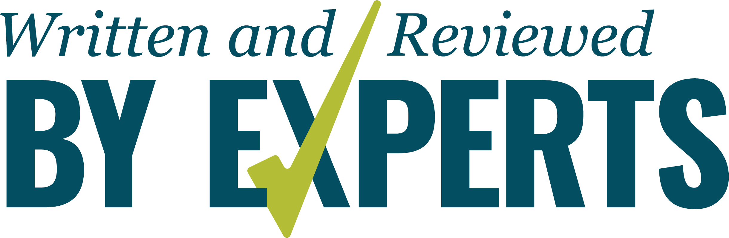 Written and Reviewed by Experts