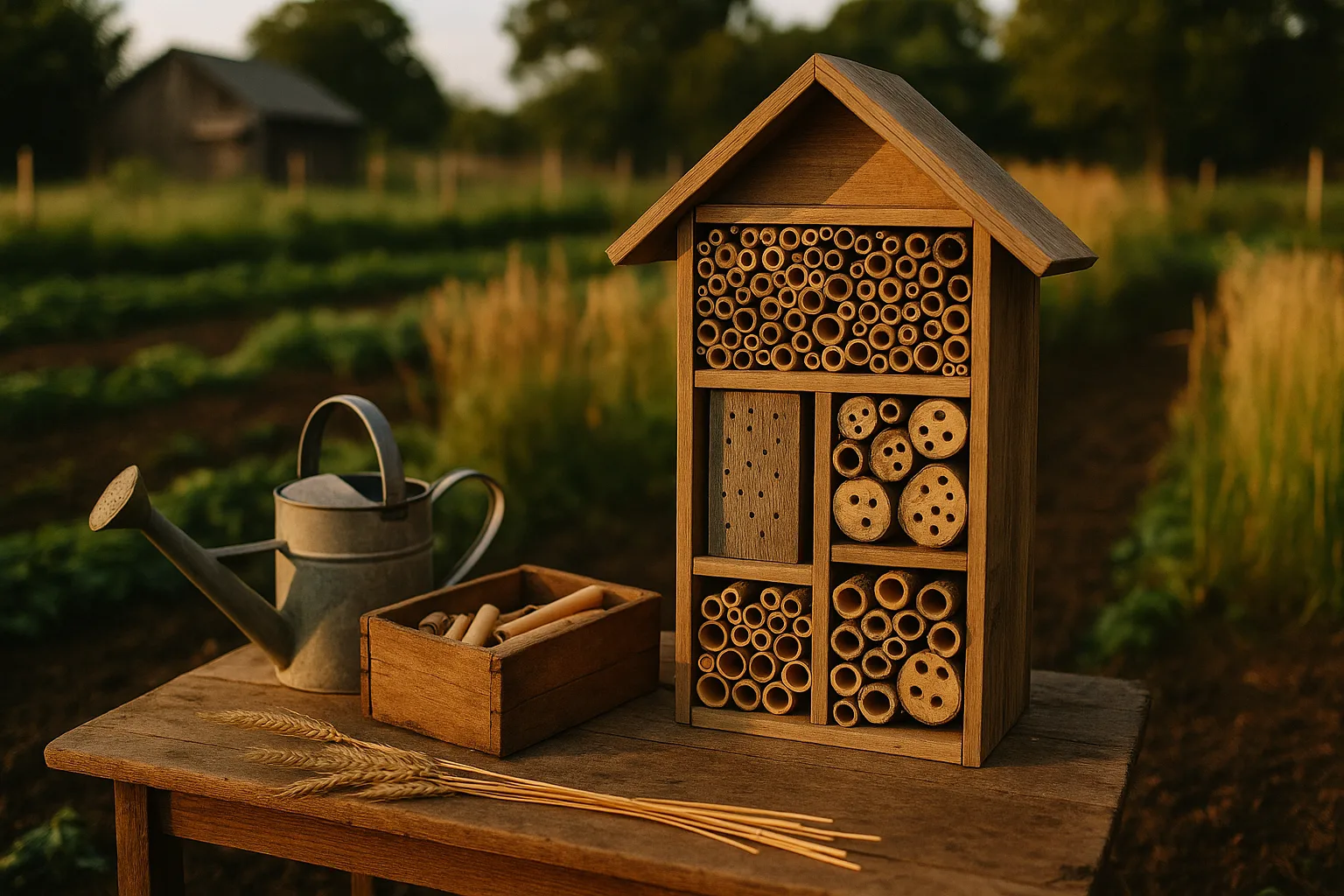 How to Build a Bee Hotel for Spring Pollinators