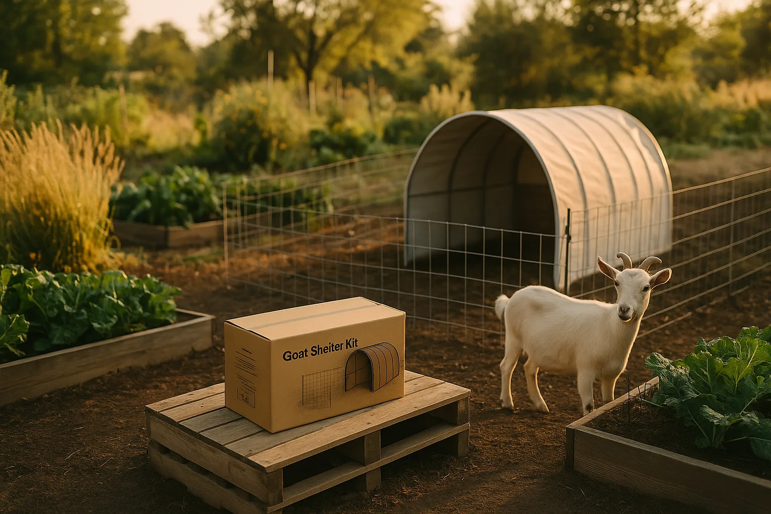 goat shelter kits — Homesteading Essentials