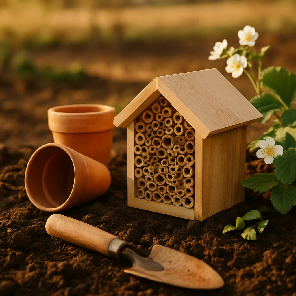 Why Bee Hotels Are Essential for Spring Pollinators — bee hotel setup