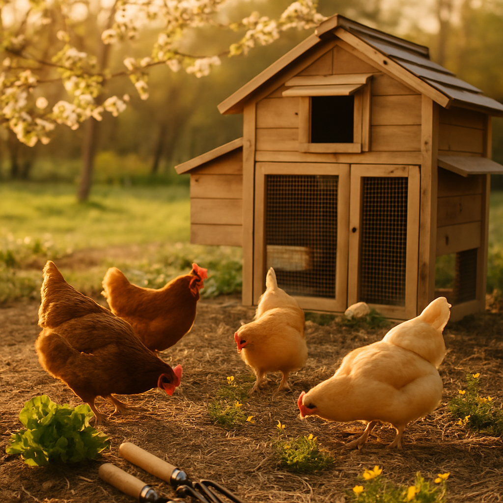 Benefits of Raising Chickens in Spring — DIY chicken coop kits