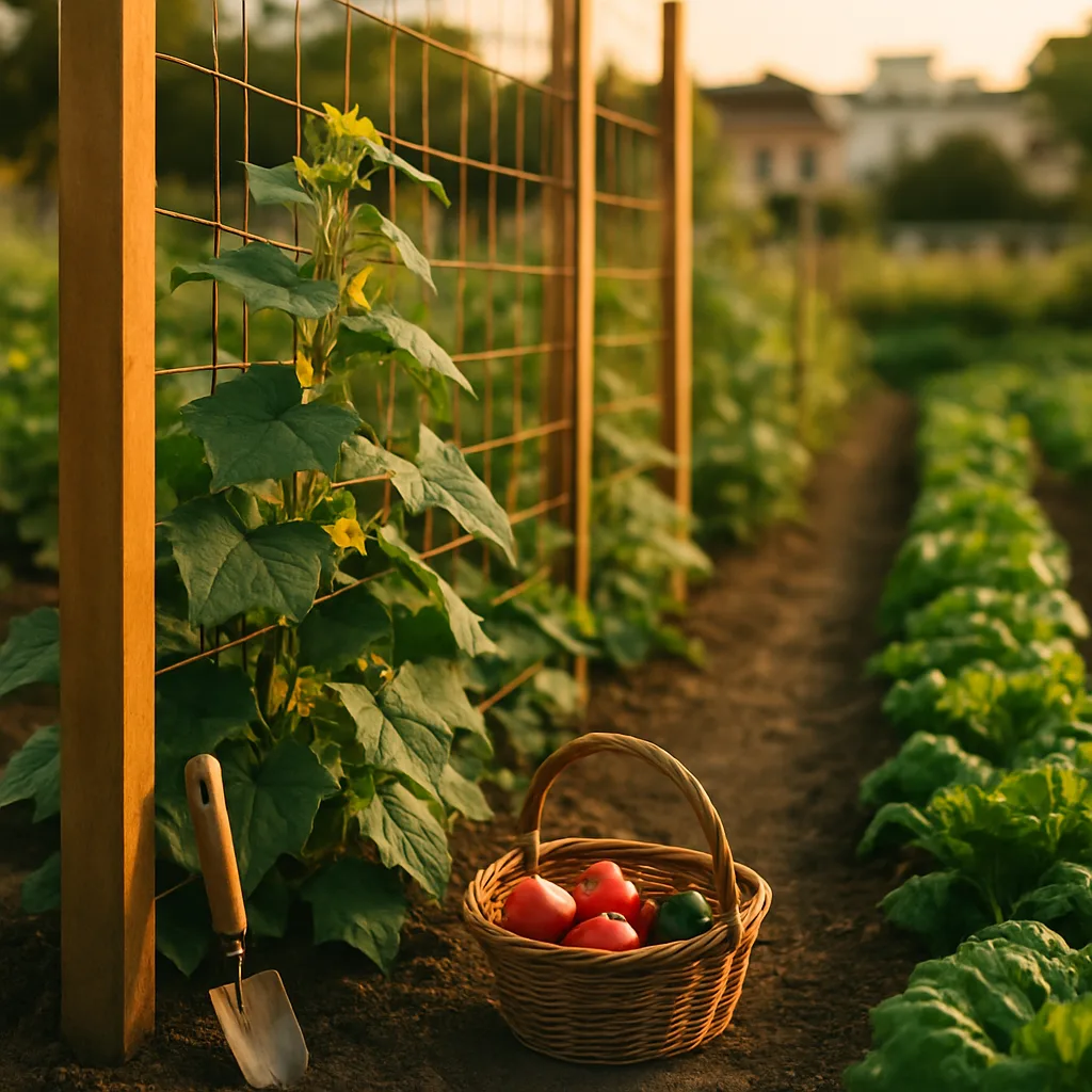 Benefits of Using Trellis Systems in Urban Gardens — urban trellis systems